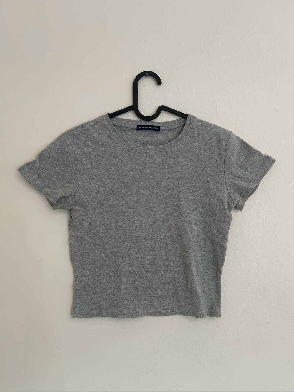 Brandy Melville Grey Baby Tee